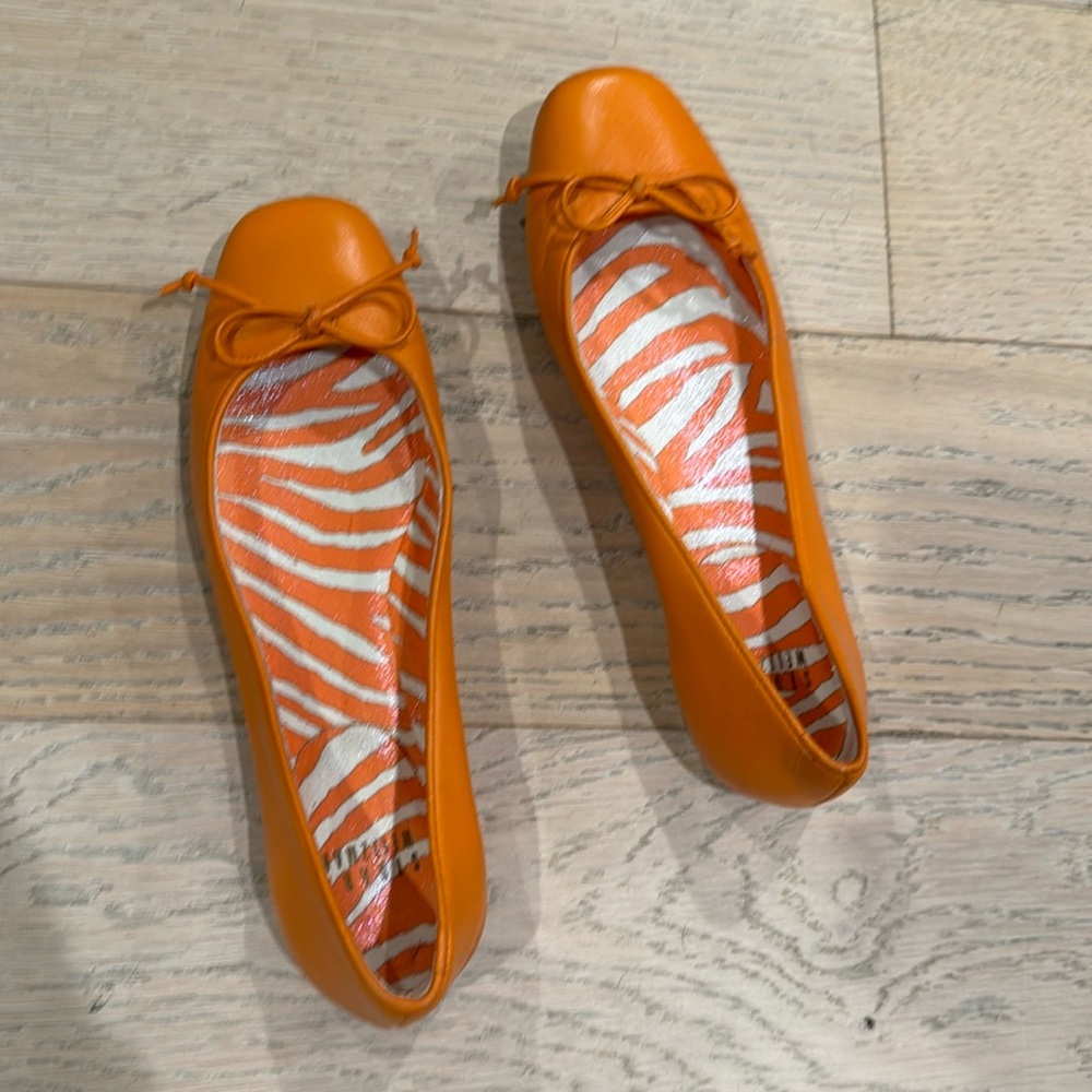 Orange vintage Stuart Weitzman Ballet Flats 6